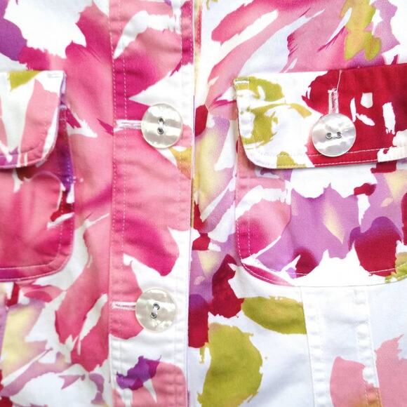 Drapers & Damons floral print jacket L - Picture 3 of 13